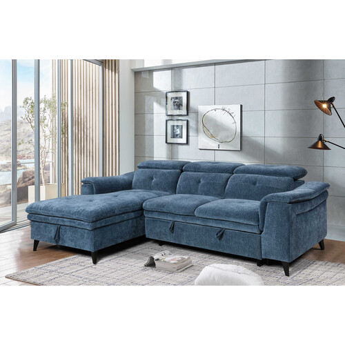 7775 SOFABED-CITY-302 (RIGHT 2 SEATER+LEFT CHAISE)